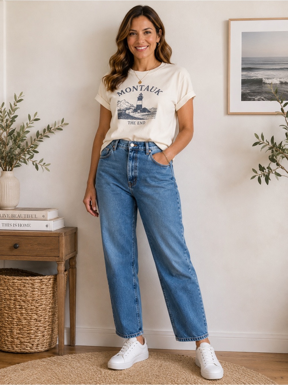 Vintage bill blass Relaxed Boyfriend Jeans in Blue